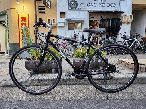 GIOS  クロスバイク  フレーム アルミ  3x8変速  黒  配達可能
