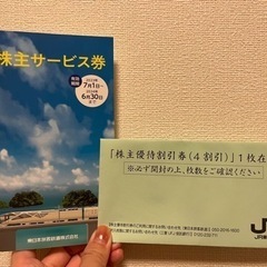 【ネット決済・配送可】JR東日本　株主優待割引券1枚　株主サービ...