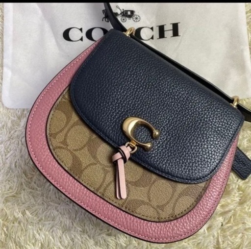 coach レミ サドルバッグ カラーブロック ショルダーバッグ