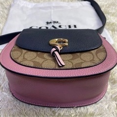 coach レミ サドルバッグ カラーブロック ショルダーバッグ