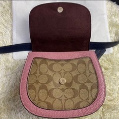 coach レミ サドルバッグ カラーブロック ショルダーバッグ