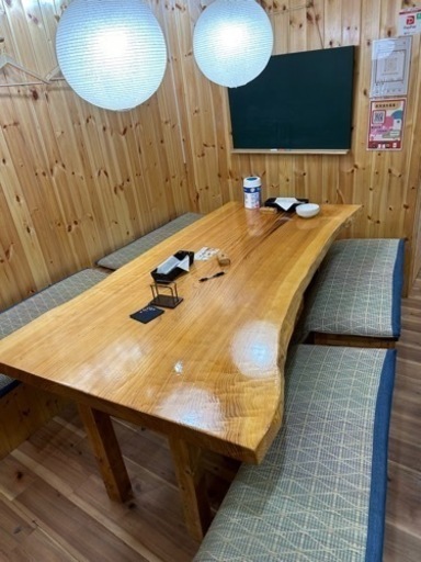 杉1枚板テーブル