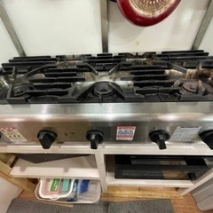 業務用　コンロ　５つ口　RCG-12650