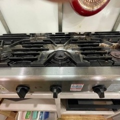 業務用　コンロ　５つ口　RCG-12650