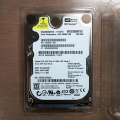 ハードディスク HDD 250GB WD WesternDigi...