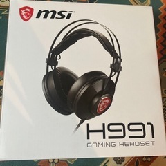 ゲーミングヘッドホン イヤホン ヘッドセット msi h991