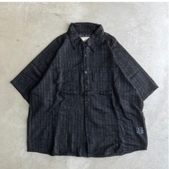 military pocket sheer shirt サイズ　M