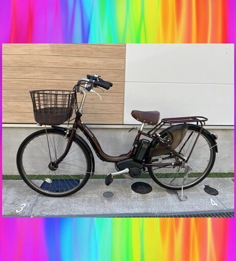 長生バッテリー！8.7Ah　ヤマハ　パスナチュラ　26インチ　 電動自転車　電動アシスト自転車   t8151