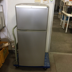 △サンヨー ノンフロン 2ドア 直冷式 冷凍冷蔵庫 112L S...