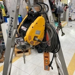 中古品 □ RYOBI ウインチ WI-61C（31M）□ 吊り...