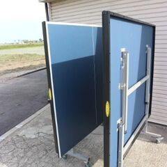 【中古】国際規格 CASSAR製 カサール セパレート式 卓球台 キャスター付き ネット付き ピンポン台 仙台市内近郊配送相談可能