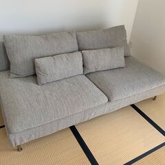 IKEA 3人がけソファ SÖDERHAMN Viarp ベージ...