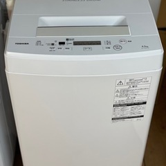送料・設置込み　洗濯機　4.5kg  TOSHIBA 2019年