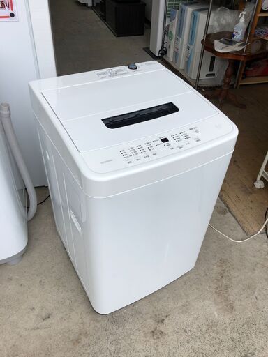 【動作保証あり】IRIS OHYAMA 2022年 IAW-T504 5.0kg 全自動洗濯機【管理KRS613】