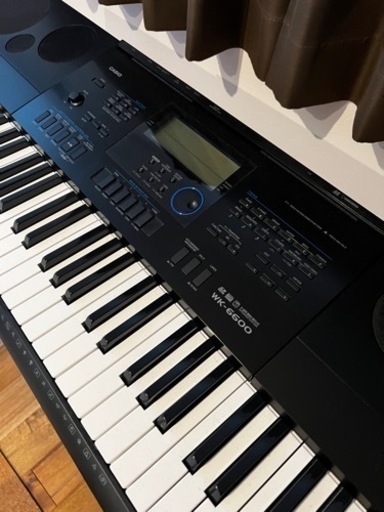 美品】【スタンド付】CASIO(カシオ) 76鍵 キーボード WK-6600 (わん 