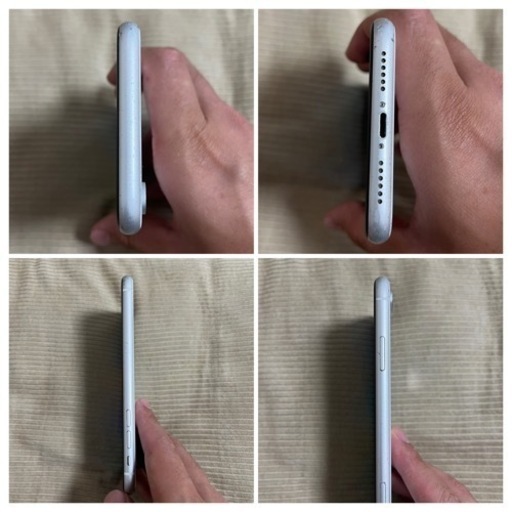 Apple iPhone XR ホワイト 本体 SiMフリー 裏割れ