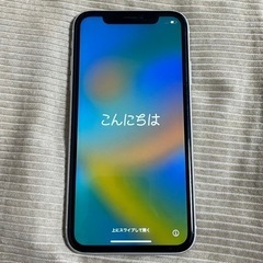 iPhone XR ホワイト SIMロック解除済み 128GB ...