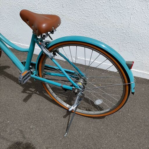 8/16終 BRIDGESTONE 26インチ 自転車 3段変速 オートライト