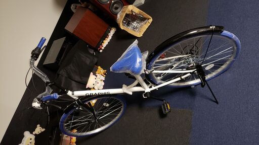 新品輪行袋、籠付き可★参考価格7万ほど　おしゃれな折り畳み自転車ฅ⁠^⁠•⁠ﻌ⁠•⁠^⁠ฅ折りたたみ★