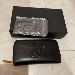 売り切れ激安価格 早い者勝ち シャネル CHANEL キャビアスキン 長財布