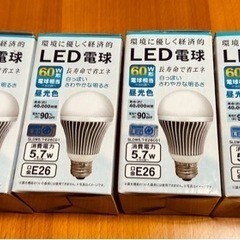 LED電球　60W 昼光色　未使用品