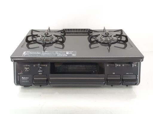 パロマ 都市ガス 2口ガスコンロ 2021年製 PA-S42B-1L　/DJ-1172 2F
