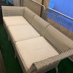 ガーデンソファー　屋外　IKEA