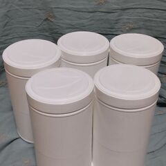 ①プラスチック空容器　ボトル（5個）保存、小物収納や工作に