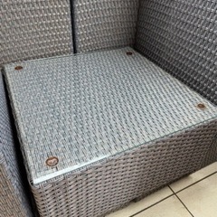 ガーデンテーブル ソファ 4点セット