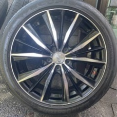  WEDS ウェッズ LEONIS レオニス 18×7.0j+53 5/114.3 ブリジストンエコピア4本セット