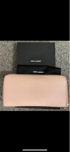 SAINT LAURENT 長財布　ピンク