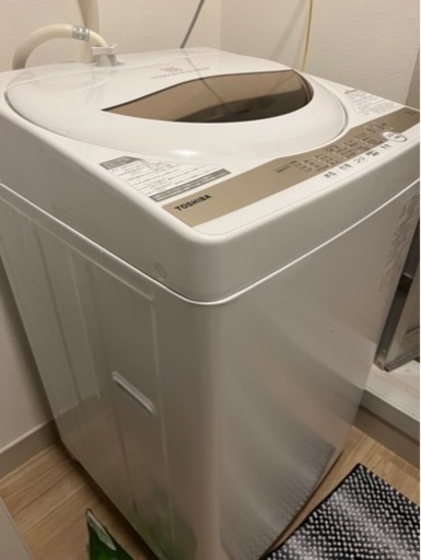 東芝全自動洗濯機 AW-5GA1 2022年製 美品