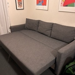 IKEAソファ　ソファベッド　フリーヘーテン　（値段交渉可）