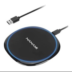 NANAMI ワイヤレス充電器 Qi認証 最大15W出力 USB