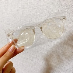 ブルーライトカット眼鏡　新品未使用　エスティローダー　クリア
