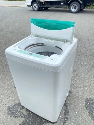 福岡市内配送無料　ヤマダ電機オリジナル　全自動電気洗濯機　(4.5kg) HerbRelax YWM-T45A1(W)