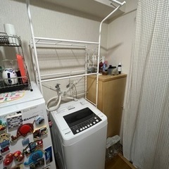 hisense 5.5kg 洗濯機と洗濯機収納ラック【決まりました】