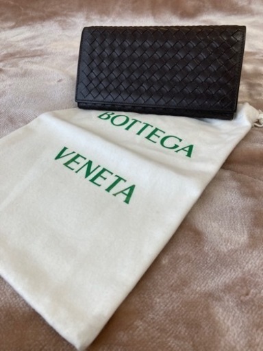 BOTTEGA VENETA　ボッテガヴェネタ イントレチャート　二つ折り長財布