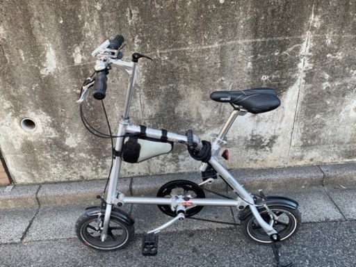 折りたたみ自転車nanooシルバー（他備品）