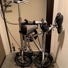 折りたたみ自転車nanooシルバー（他備品）