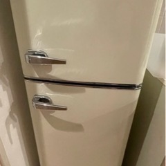 【お譲り先決定】レトロ 冷蔵庫 114L オフホワイト
