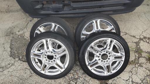 【値下げ】155/55R14 メッキアルミホイール マルチPCD 4本