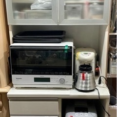 【無料】　食器棚　レンジ台　キッチン　ニトリ