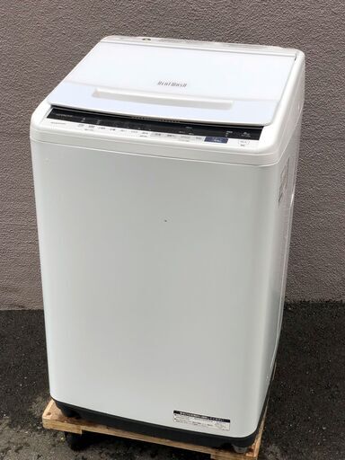 ㉕【税込み】日立 8kg 全自動洗濯機 ビートウォッシュ BW-V80E 2019年製【PayPay使えます】