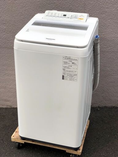 ㊶【税込み】美品 パナソニック 7kg 全自動洗濯機 NA-FA70H6 パワフル滝洗いコース搭載 2019年製【PayPay使えます】