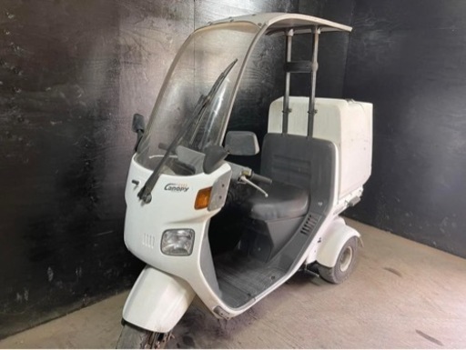★お支払い総額5.8万円★買取強化中！どんな車両も1万円～保証します！ ホンダ ジャイロキャノピー TA02 2ストジャイロ！ リアボックス付き！カスタムベースにも♪