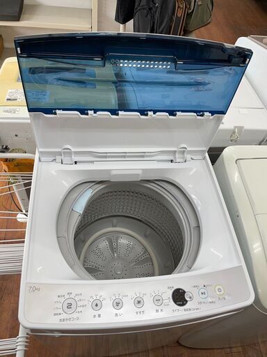洗濯機　No.9355　ハイアール　2022年製　7kg　JW-C70C　【リサイクルショップどりーむ天保山店】