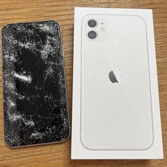 iPhone11ジャンク品＋箱＋コード＋SIMピン