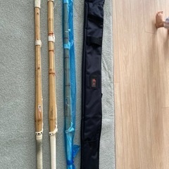 竹刀3本セット(新品未使用×2)＋竹刀袋