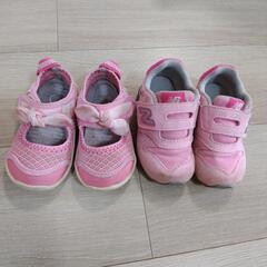 キッズ靴　13.5　ピンク